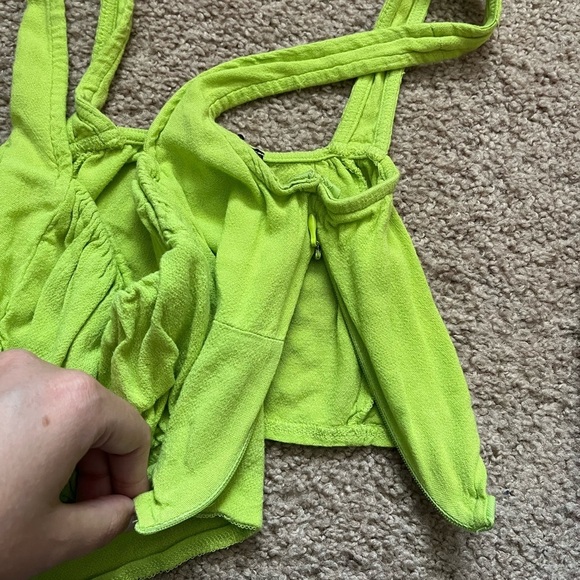 Green Crop Top - Picture 5 of 5
